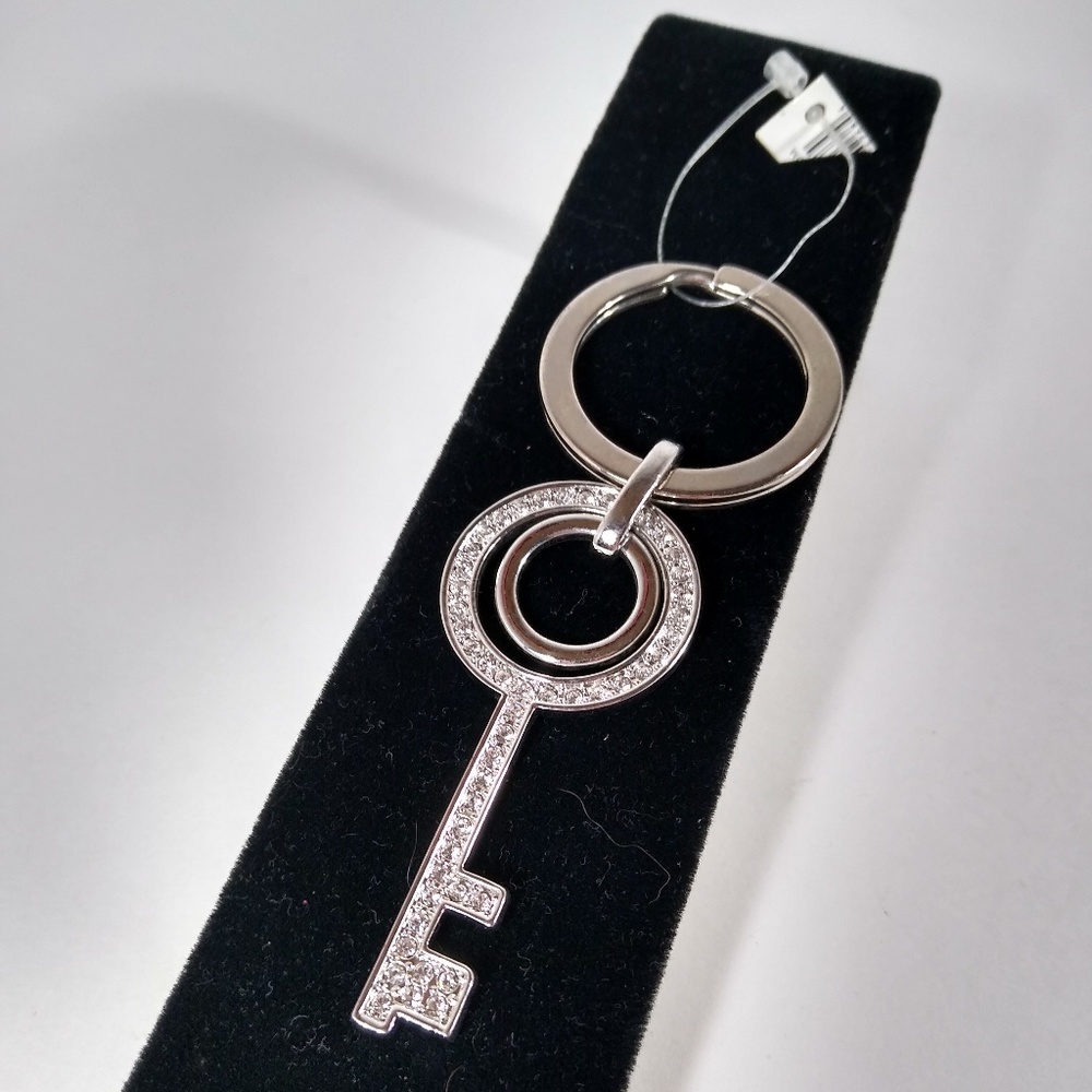 Keychain Silver Sparkly Alexander Kalifano